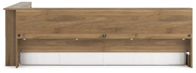 Ashley Deanlow Honey Full Bookcase Storage Bed