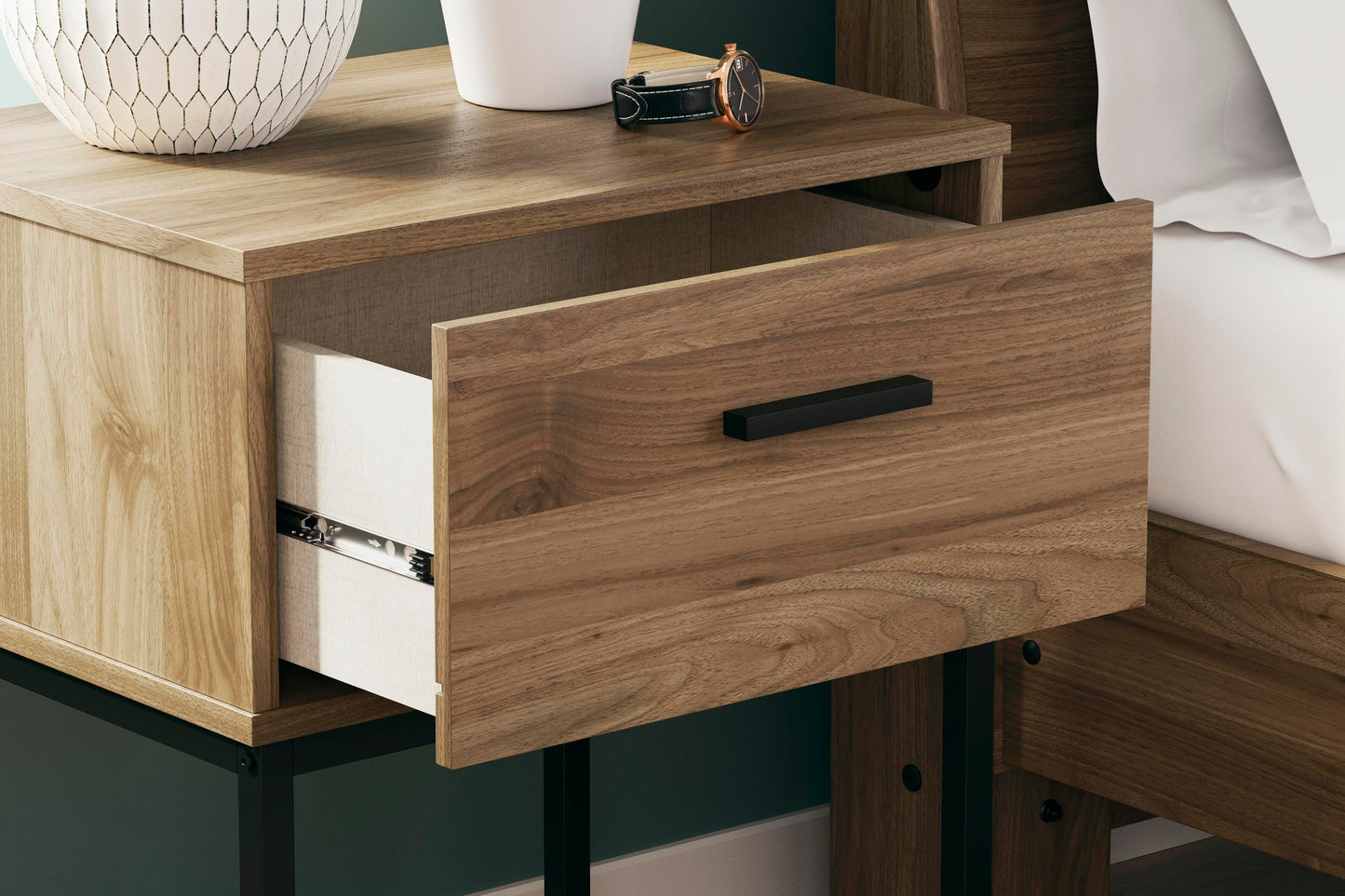 Ashley Deanlow Honey Nightstand