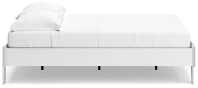 Ashley Socalle Two-tone Full Platform Bed