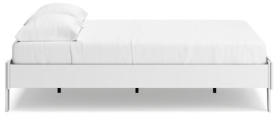 Ashley Socalle Two-tone Queen Platform Bed