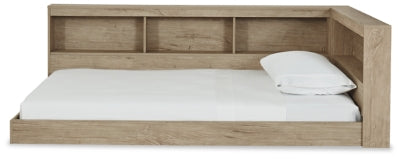 Ashley Oliah Natural Twin Bookcase Storage Bed