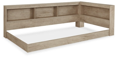 Ashley Oliah Natural Twin Bookcase Storage Bed