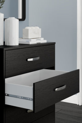 Ashley Finch Black Chest of Drawers