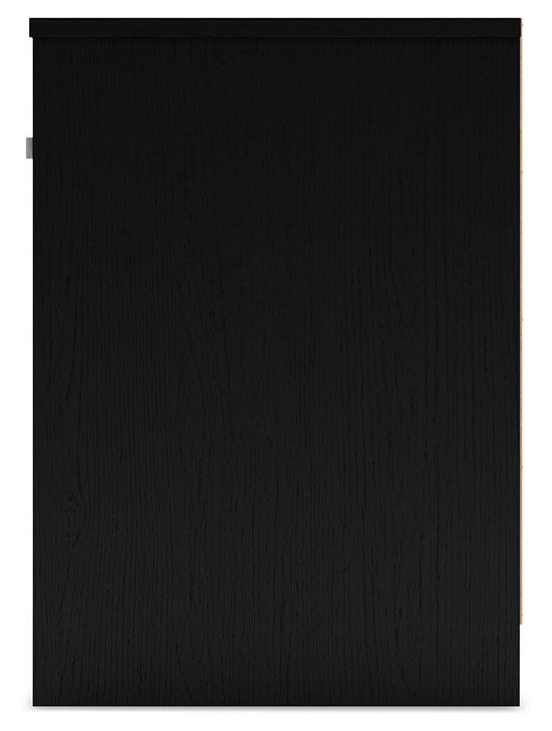Ashley Finch Black Nightstand