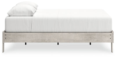 Ashley Shawburn Gray Queen Platform Bed
