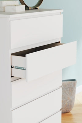 Ashley Onita White Chest of Drawers