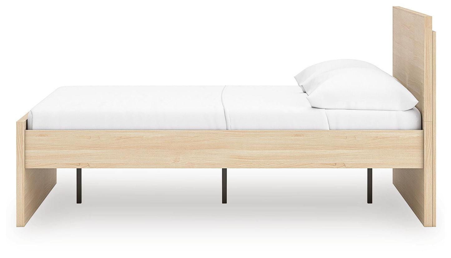 Ashley Onita Natural King Panel Platform Bed