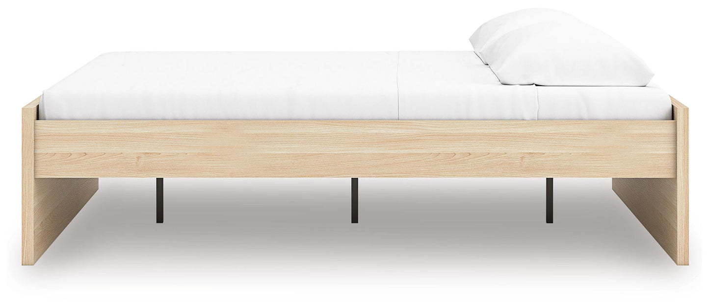 Ashley Onita Natural King Platform Bed