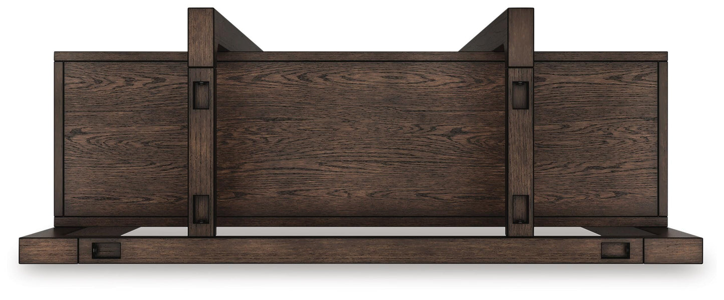 Ashley Breckington Dark Brown 76" Bookcase