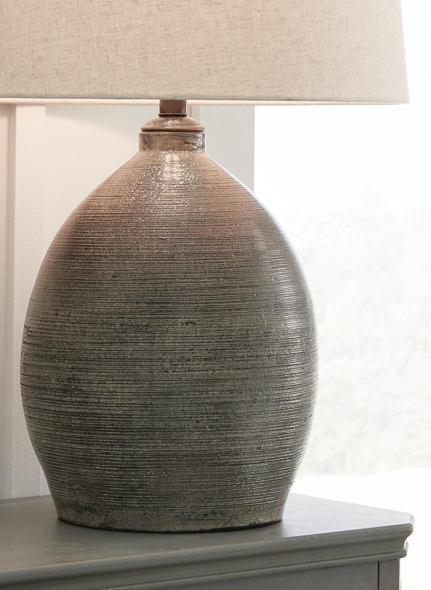 Ashley Joyelle Gray Table Lamp