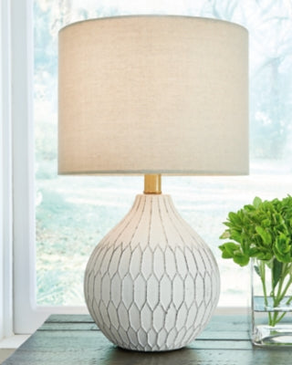 Ashley Wardmont White Table Lamp