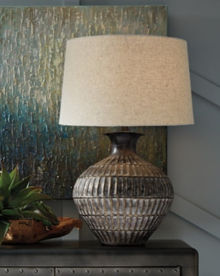 Ashley Magan Antique Bronze Finish Table Lamp