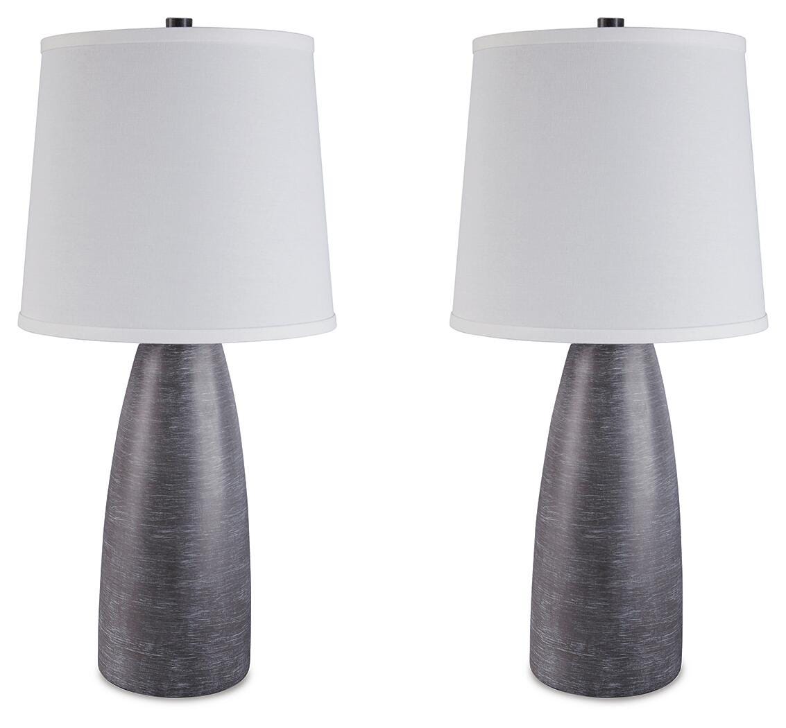 Ashley Shavontae Gray Table Lamp (Set of 2)
