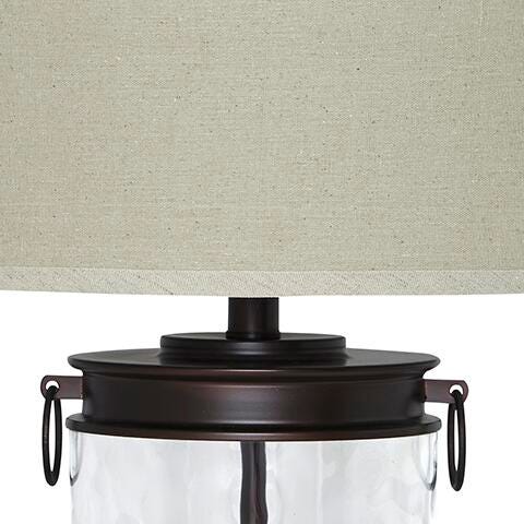 Ashley Tailynn Clear Bronze Finish Table Lamp