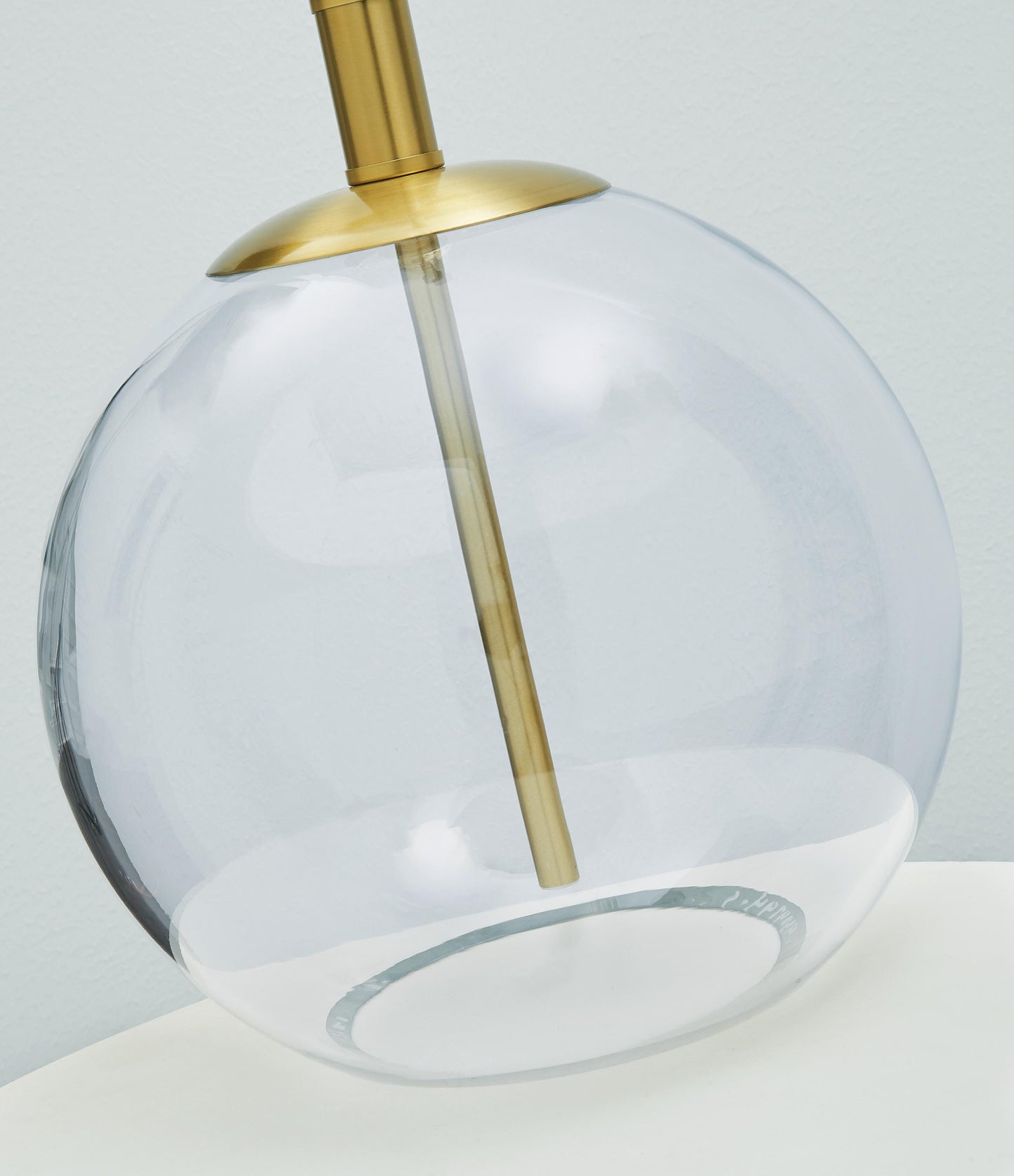 Ashley Samder Clear Brass Finish Table Lamp
