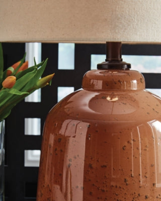 Ashley Aaleahya Rust Table Lamp