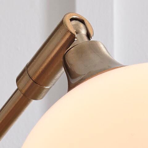 Ashley Taliya Champagne White Arc Lamp