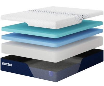 Nectar Nectar Luxe Memory Foam 5.1 White Twin XL Mattress