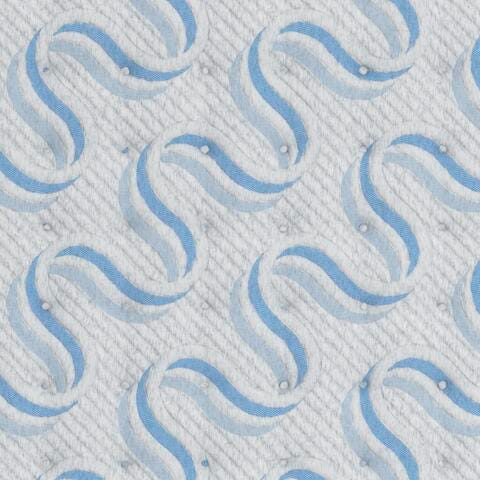 Ashley Elite Springs Plush Gray Blue Queen Mattress