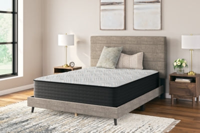 Ashley Palisades Plush Gray Blue Full Mattress