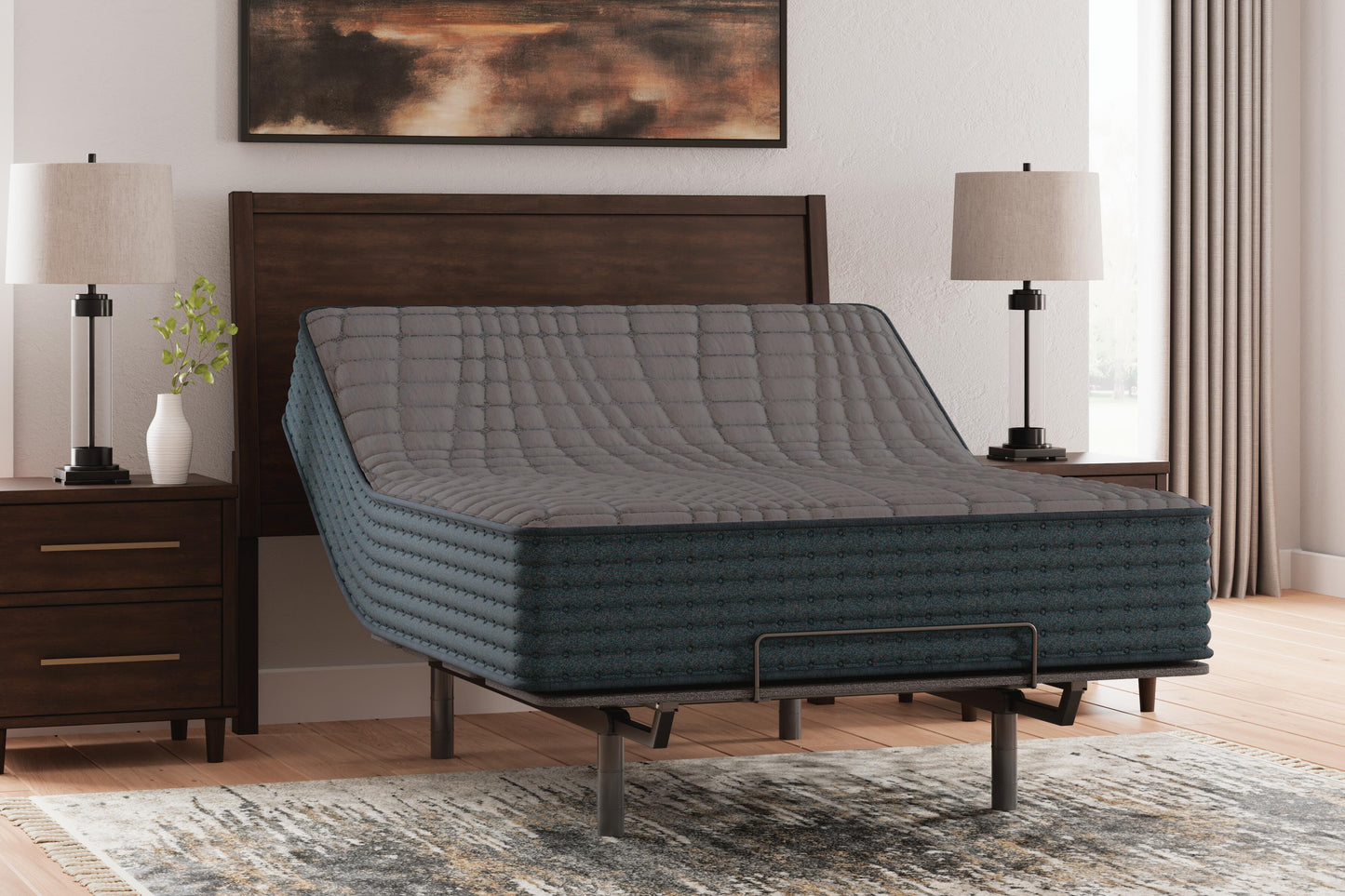 Ashley Gray 1200 Hybrid Gray King Mattress