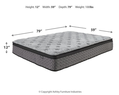 Ashley Augusta2 Gray Twin Mattress