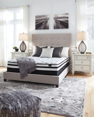Ashley 8 Inch Chime Innerspring White King Mattress in a Box
