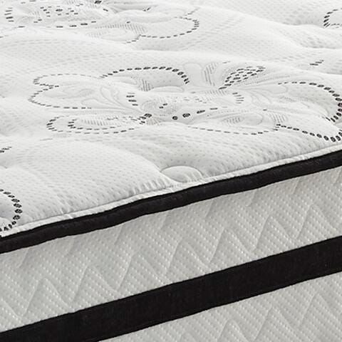 Ashley Chime 10 Inch Hybrid White Full Mattress in a Box