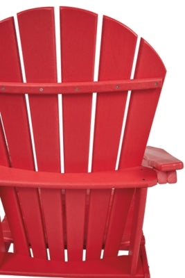 Ashley Sundown Treasure Red Adirondack Chair