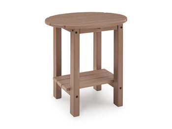 Ashley Cliffs Beach Driftwood Outdoor End Table