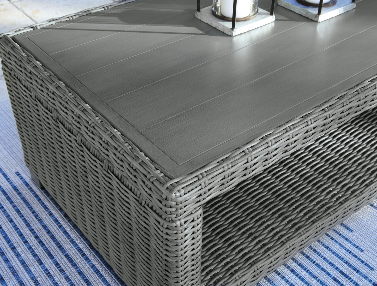 Ashley Elite Park Gray Outdoor Coffee Table