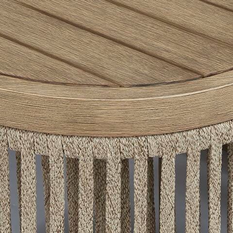 Ashley Vision Lane Beige Outdoor Coffee Table