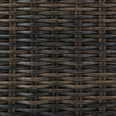 Ashley Coastline Bay Brown Outdoor Ottoman with Cushion