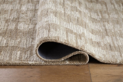 Ashley Abanlane Brown Cream 5' x 7' Rug