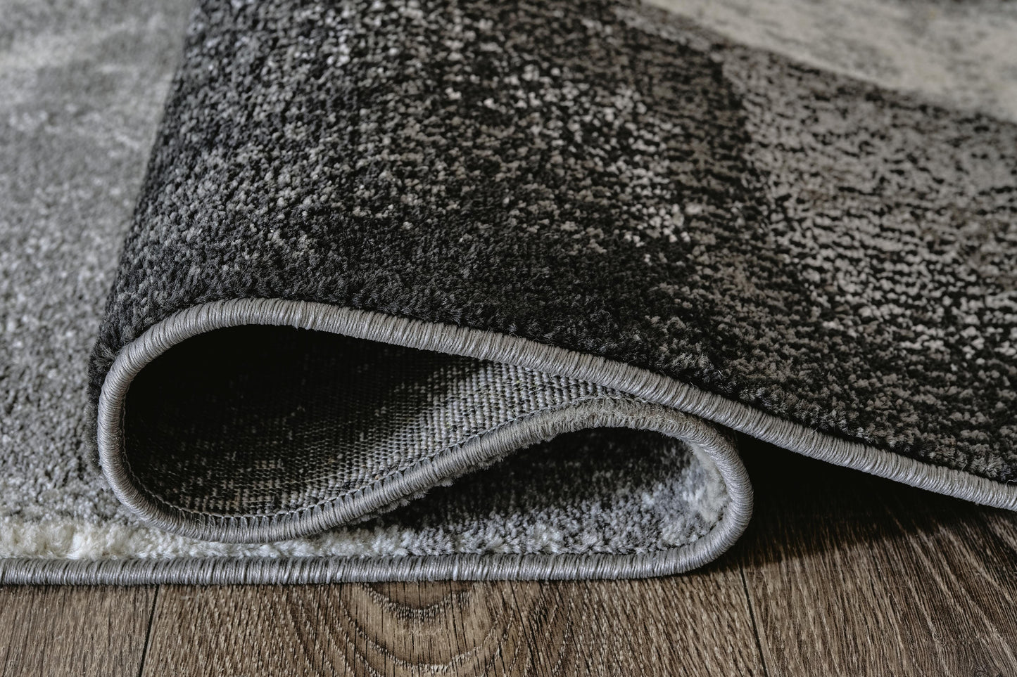 Ashley Brycebourne Black Cream Gray 5'3" x 7'7" Rug