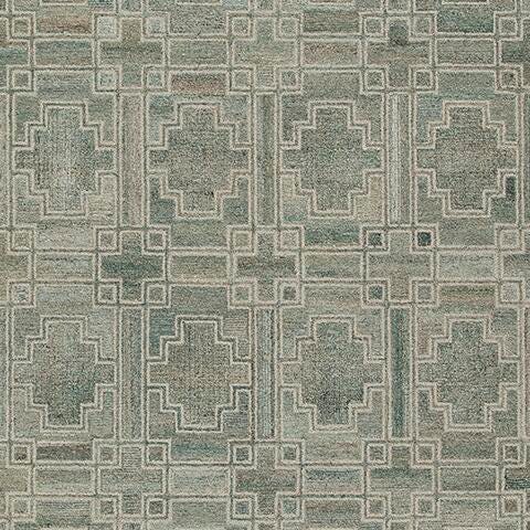 Ashley Jossland Green Ivory 8' x 10' Rug