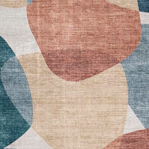 Ashley Chanleigh Multi Washable 5' x 7' Area Rug