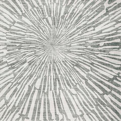Ashley Verland Gray White Washable 5' x 7' Area Rug