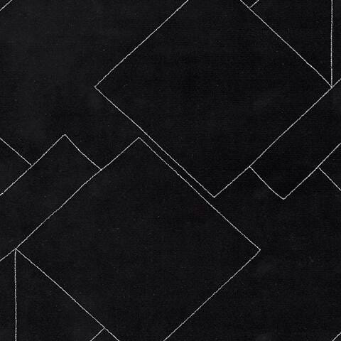 Ashley Marav Black White 7'8" x 10' Area Rug