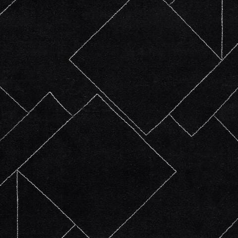 Ashley Marav Black White 5' x 7' Area Rug