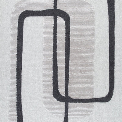 Ashley Davismour Ivory Taupe Charcoal 7'8" x 10' Area Rug