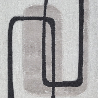 Ashley Davismour Ivory Taupe Charcoal 5' x 7' Area Rug