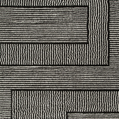 Ashley Kurtmen Black Ivory 7'10" x 9'10" Area Rug