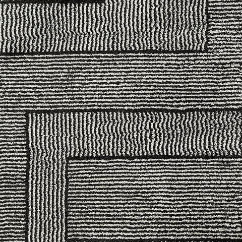 Ashley Kurtmen Black Ivory 5' x 7' Area Rug