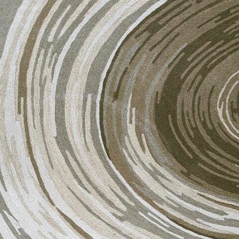 Ashley Rizwana Ivory Brown Gray 7'6" x 10' Area Rug