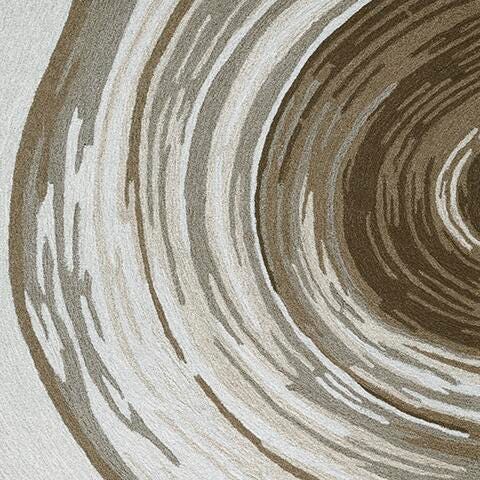 Ashley Rizwana Ivory Brown Gray 5' x 7' Area Rug