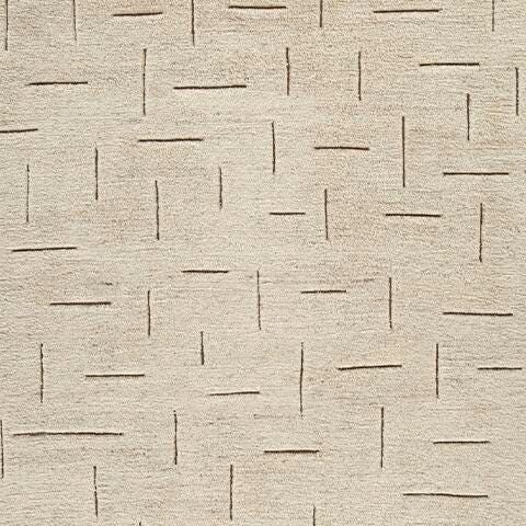 Ashley Clayman Beige Brown Large Rug