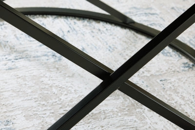 Ashley Cassbryn Brown Black Table (Set of 3)