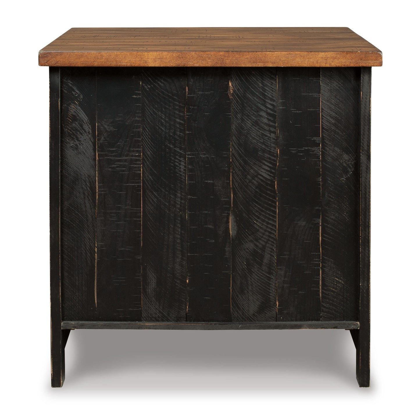 Ashley Valebeck Black Brown End Table