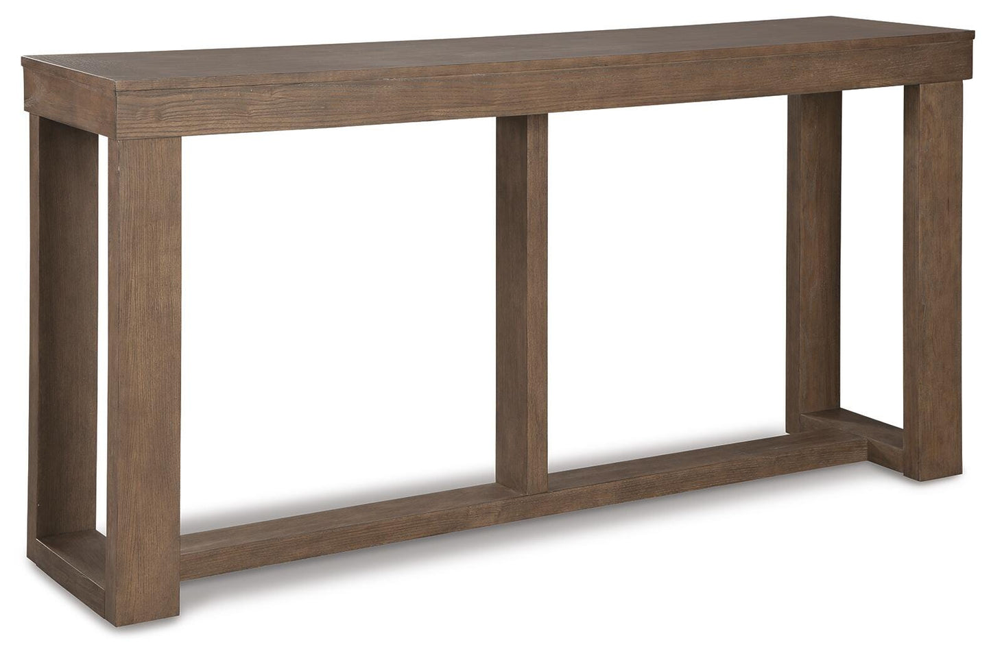 Ashley Cariton Gray Sofa/Console Table